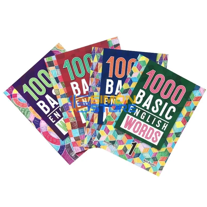1000 Basic English Words – Bộ 4 cuốn học từ vựng hiệu quả cho trẻ em