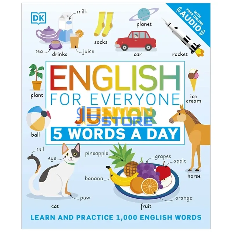 Junior 5 Words A Day – Học từ vựng tiếng Anh mỗi ngày cho trẻ em