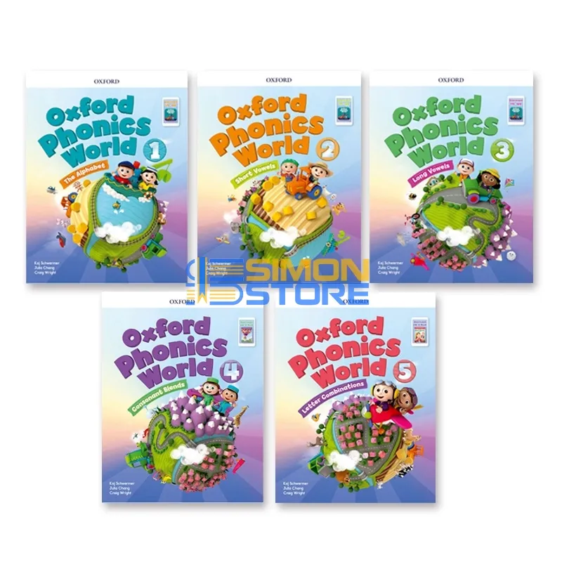 Oxford Phonics World – Trọn bộ 5 cuốn (Level 1–5)