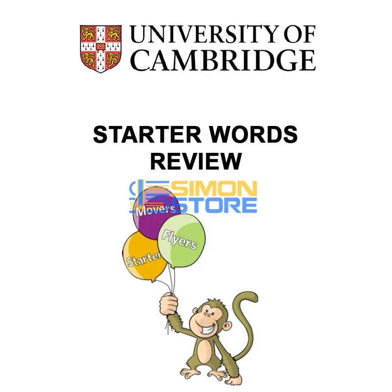Cambridge Words Review – Bộ 3 cuốn Starter, Mover, Flyer