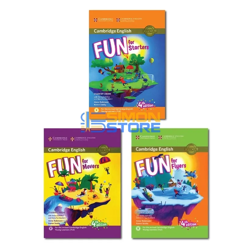 Fun for Starters, Movers, Flyers – 4th Edition (Student Book)