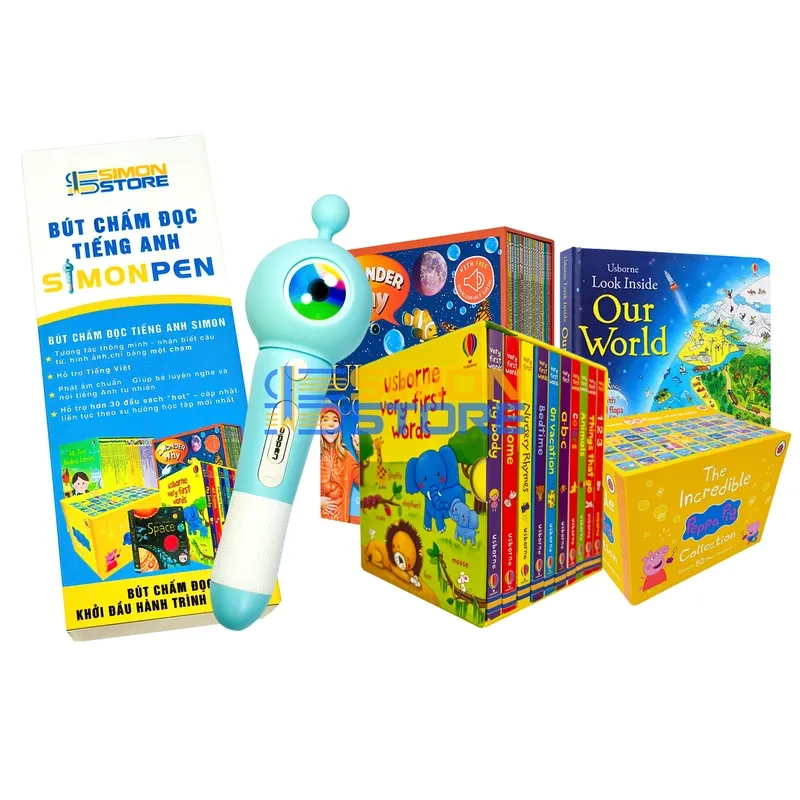 Bút chấm đọc SimonPen – Bỏ túi hơn 1000 đầu sách tiếng Anh cho bé
