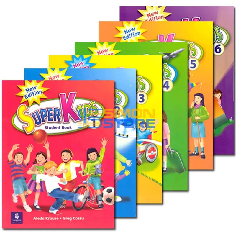 Super Kids New Edition – Bộ 1–6 (Student Book + Workbook)