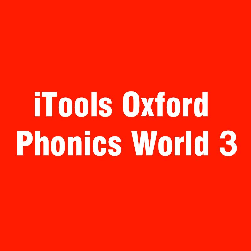 iTools Oxford Phonics World level 3