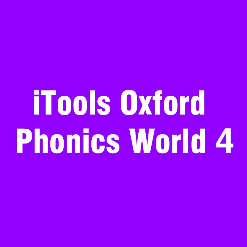 iTools Oxford Phonics World level 4