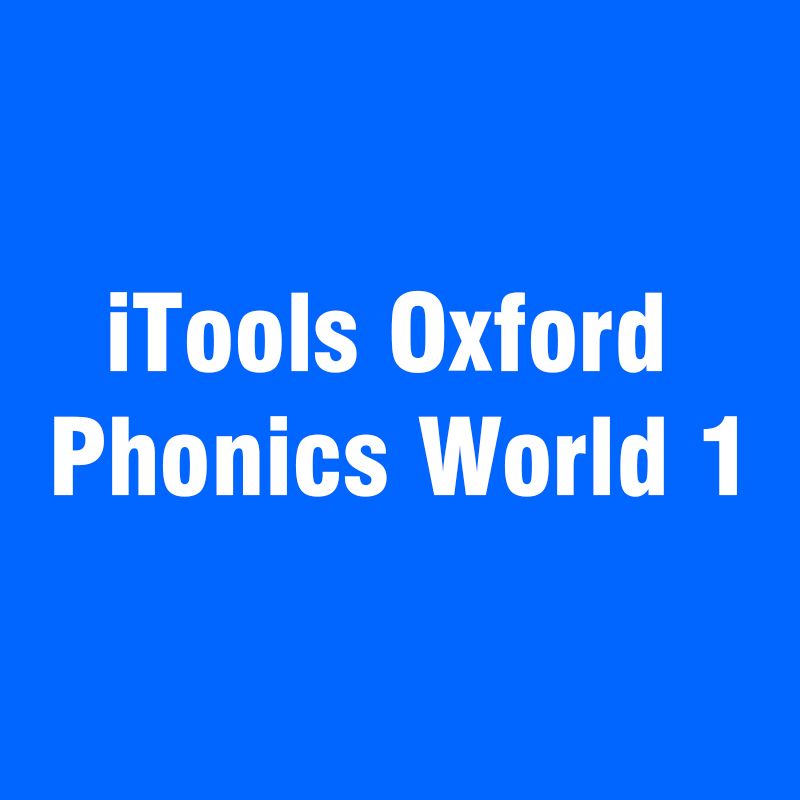 iTools oxford phonics world 1