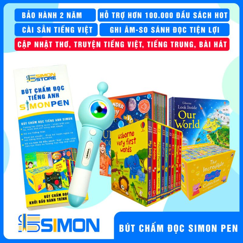 Bút chấm đọc - Học tiếng anh Simon