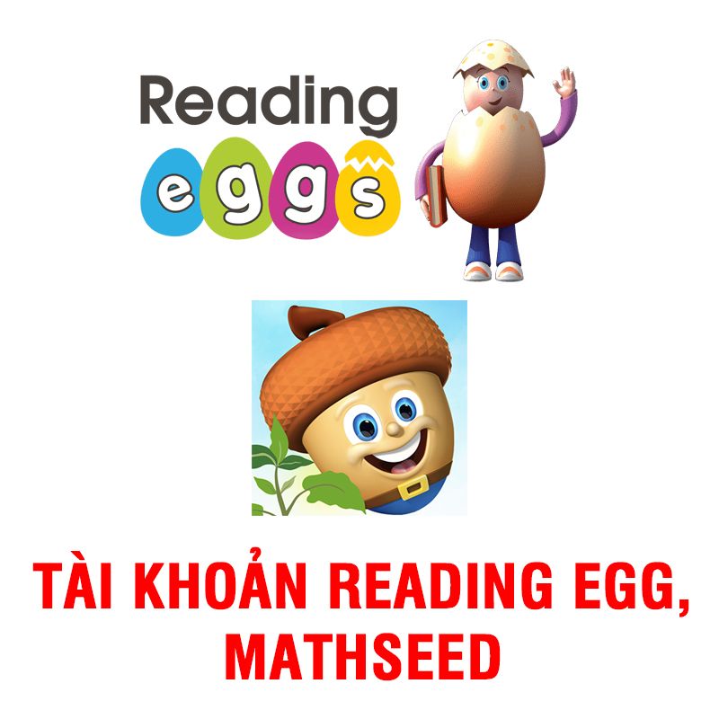Tài khoản Reading Egg và Mathseed